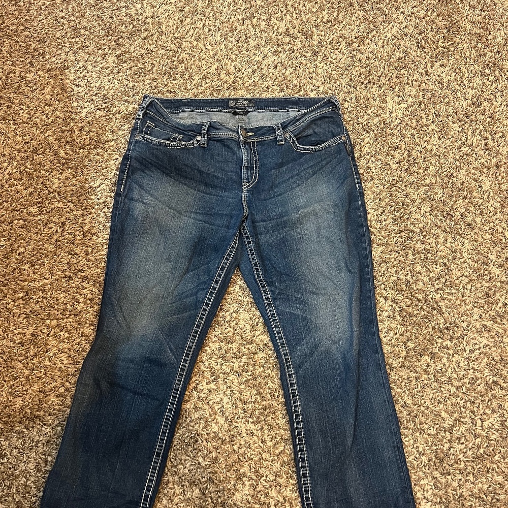 Silver Natsuki Capri size 18
